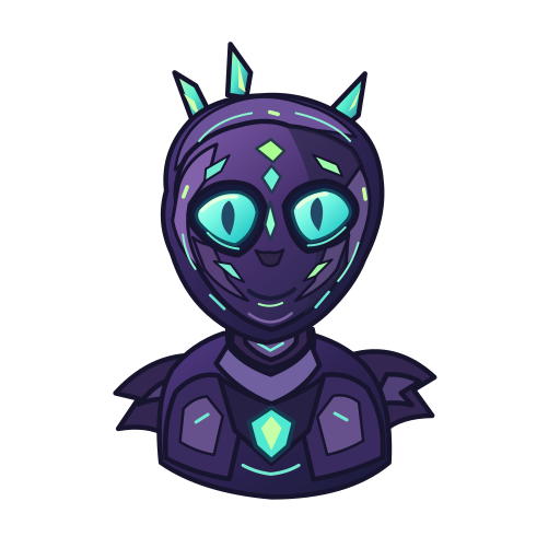 Alien Character SVG, flat